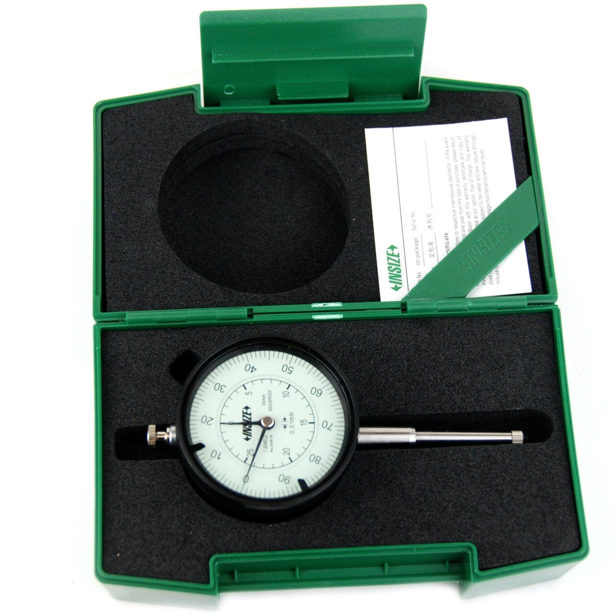 Insize Metric Long Stroke Dial Indicator 30mm Range Series 2309-30 - Twin Eagle Imports
