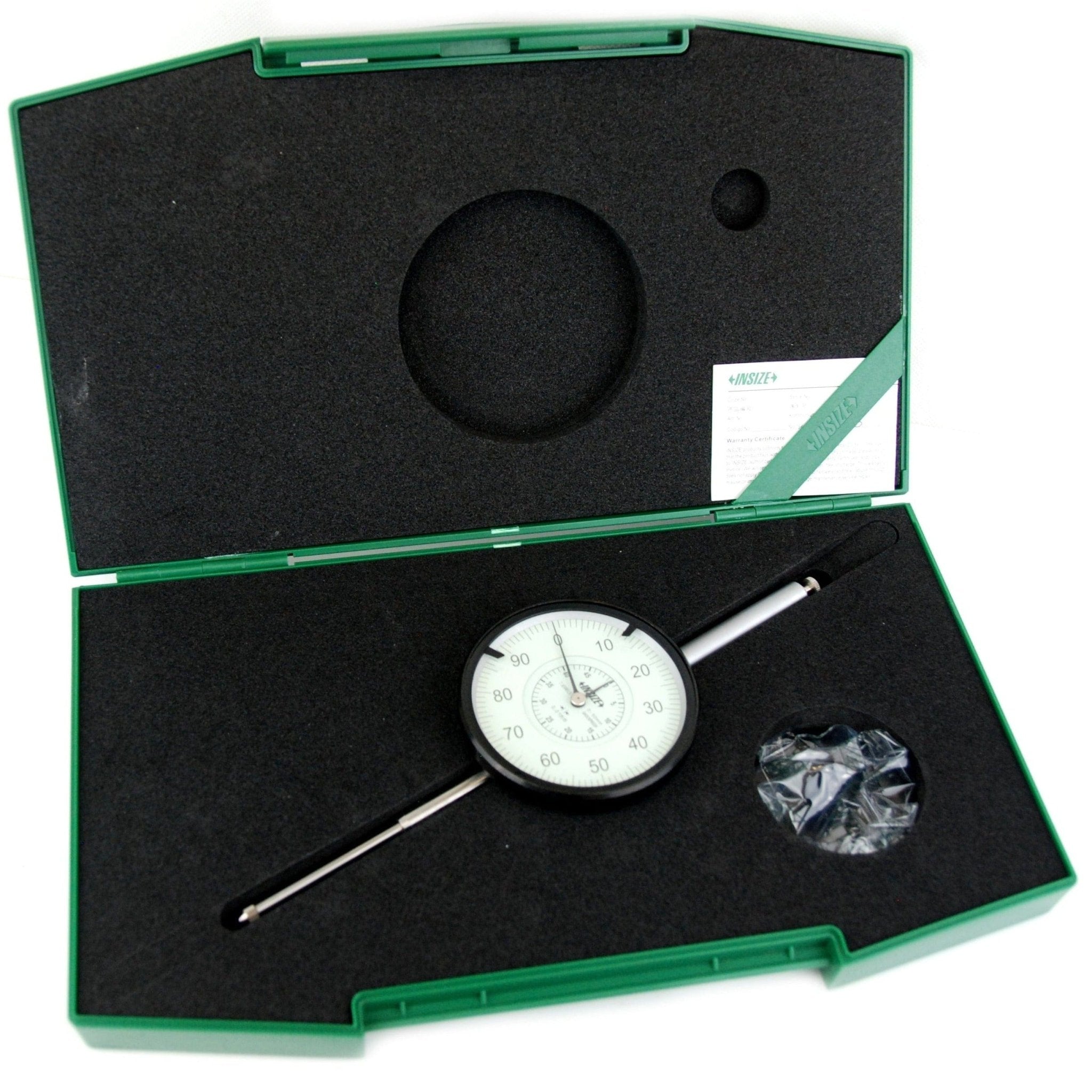 Insize Metric Long Stroke Dial Indicator 50mm Range Series 2309-50D - Twin Eagle Imports