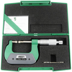 Insize Metric Outside Blade Micrometer 0-25mm Range Series 3232-25BA - Twin Eagle Imports