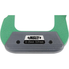 Insize Metric Outside Blade Micrometer 0-25mm Range Series 3232-25BA - Twin Eagle Imports