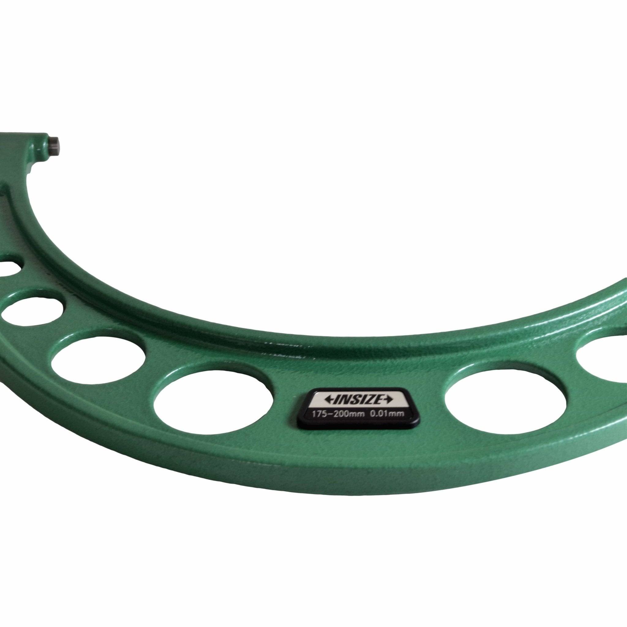 Insize Metric Outside Micrometer 175-200mm Range Series 3203-200A - Twin Eagle Imports
