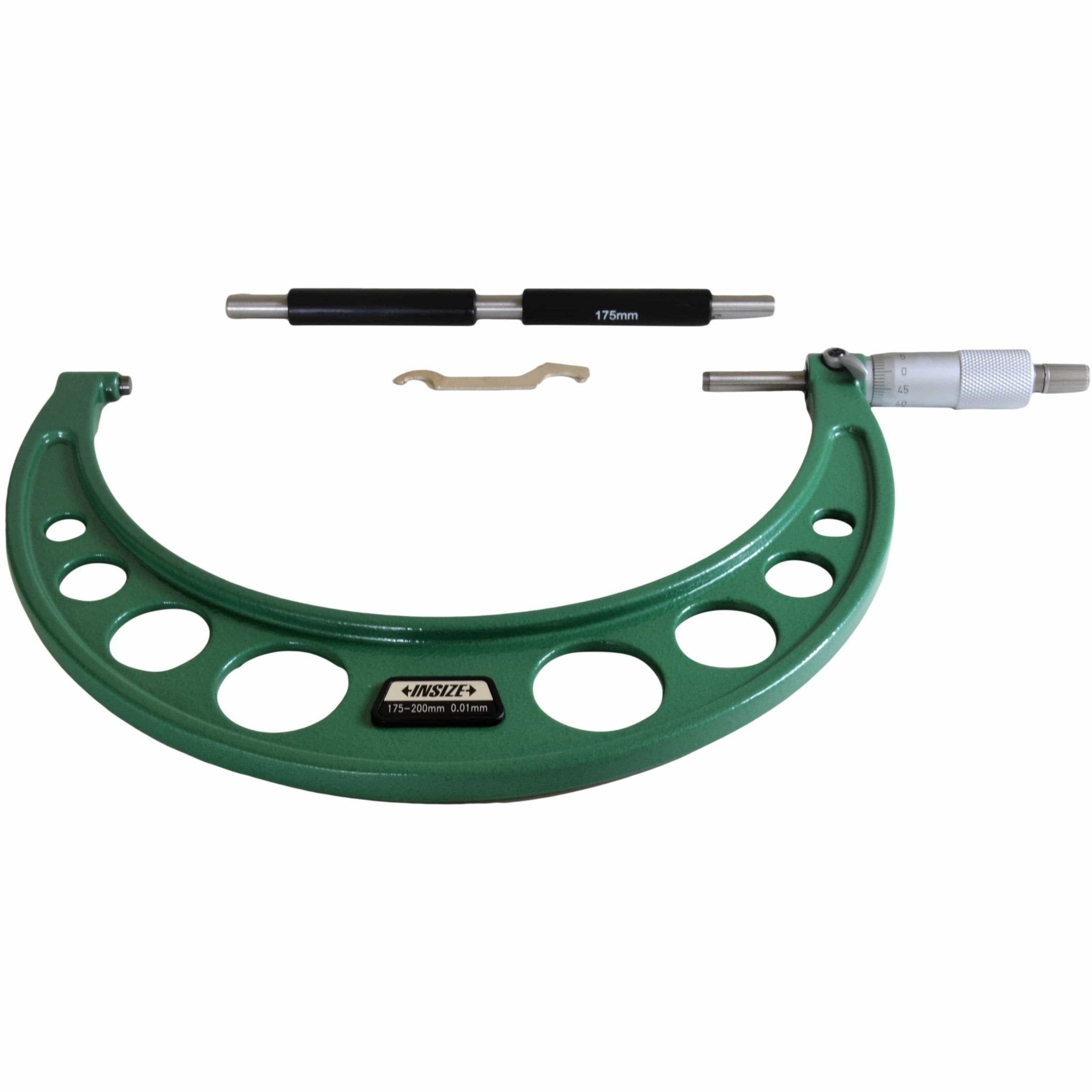 Insize Metric Outside Micrometer 175-200mm Range Series 3203-200A - Twin Eagle Imports