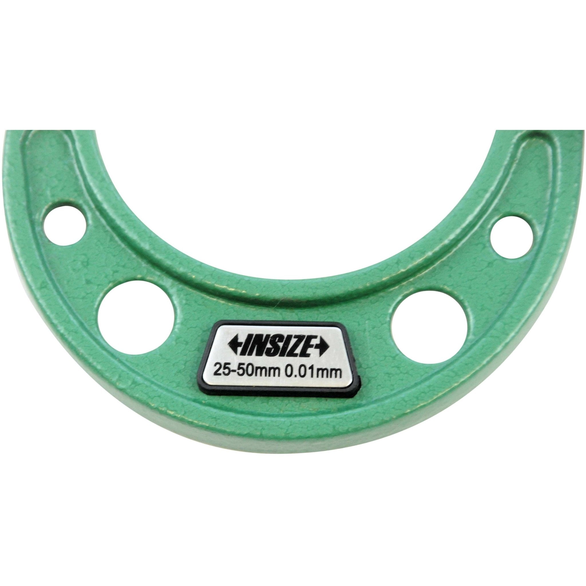 Insize Metric Outside Micrometer 25-50mm Range Series 3203-50FA - Twin Eagle Imports