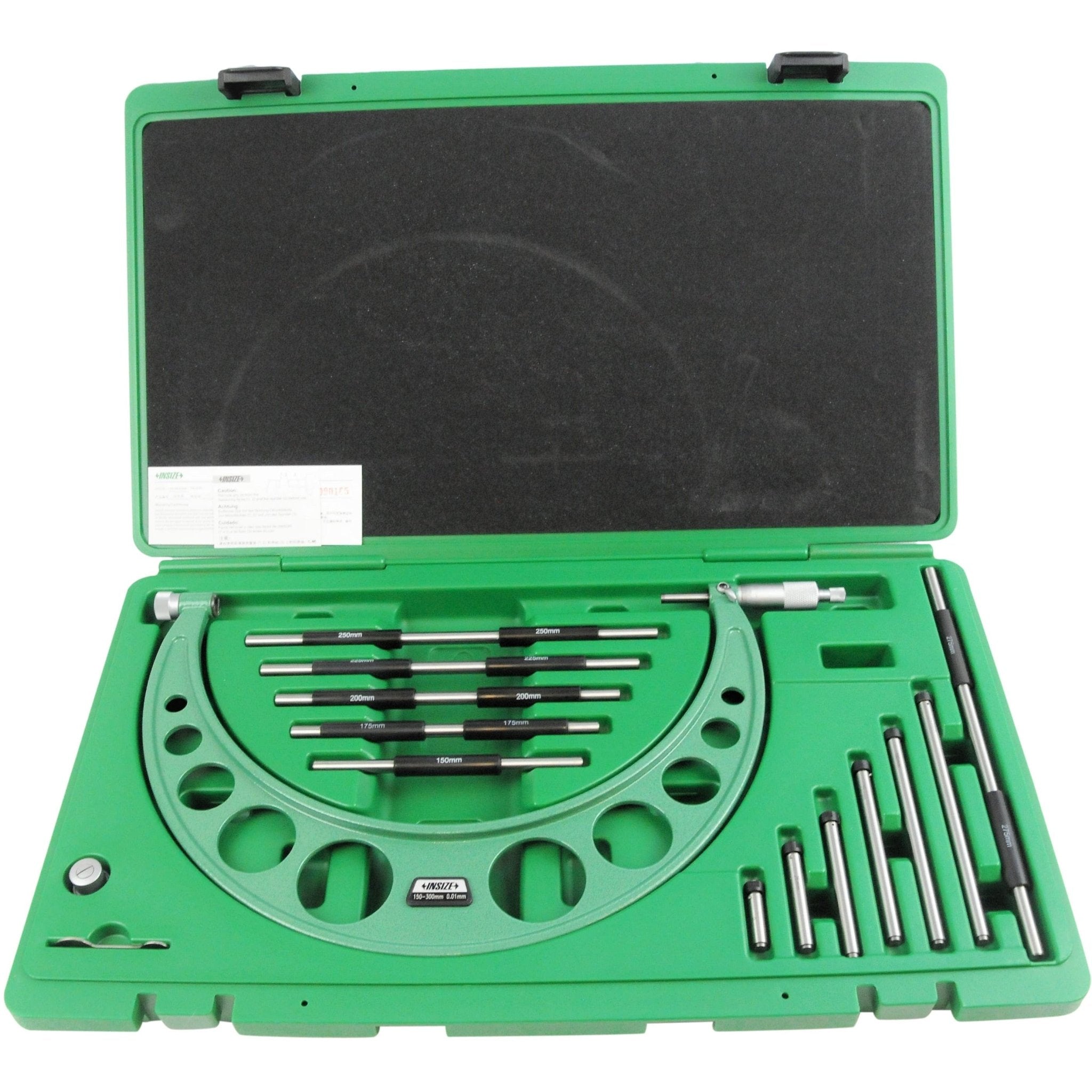Insize Metric Outside Micrometer 300-400mm Range Series 3206-400 - Twin Eagle Imports