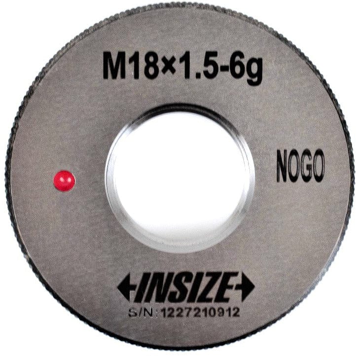 Insize NOGO Thread Ring Gauge M18X1.5 Series 4129-18RN - Twin Eagle Imports