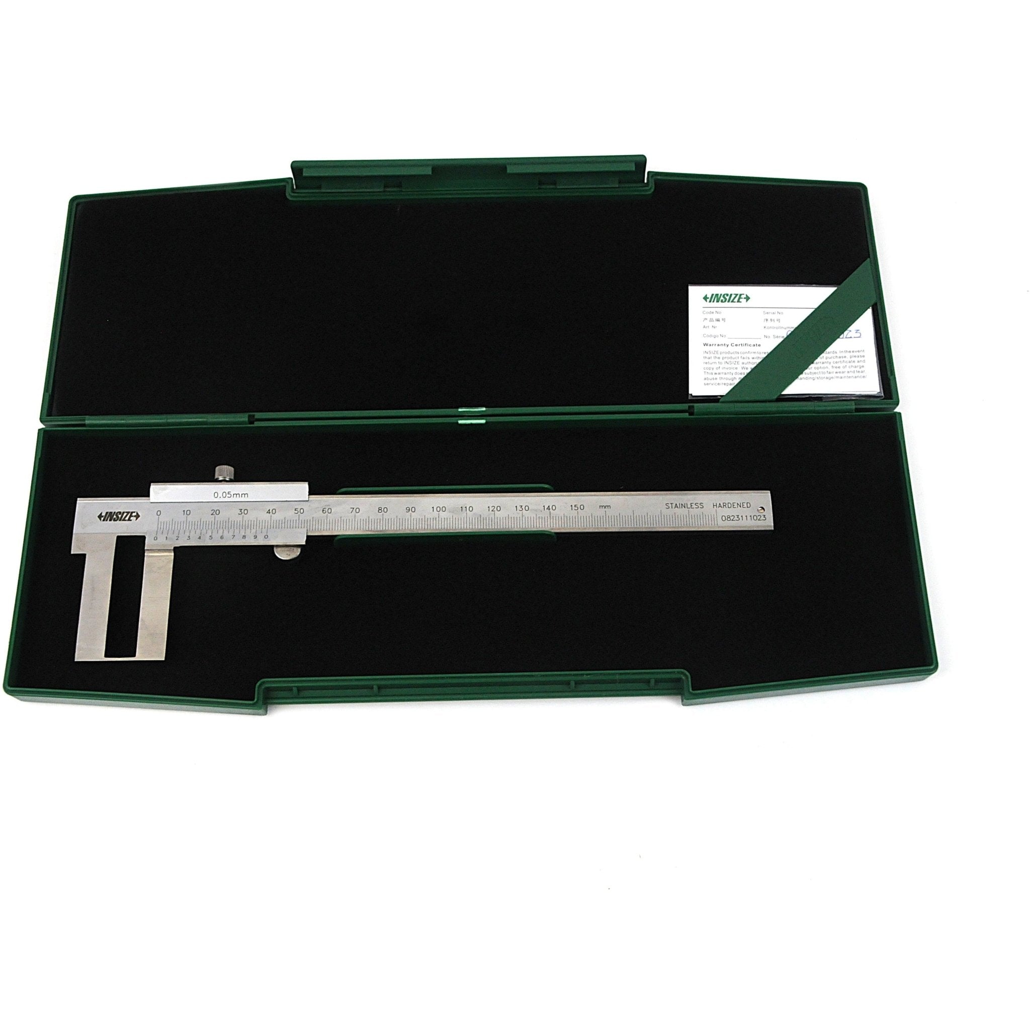 Insize Outside Neck Vernier Caliper 0-150mm Series 1287-1503 - Twin Eagle Imports