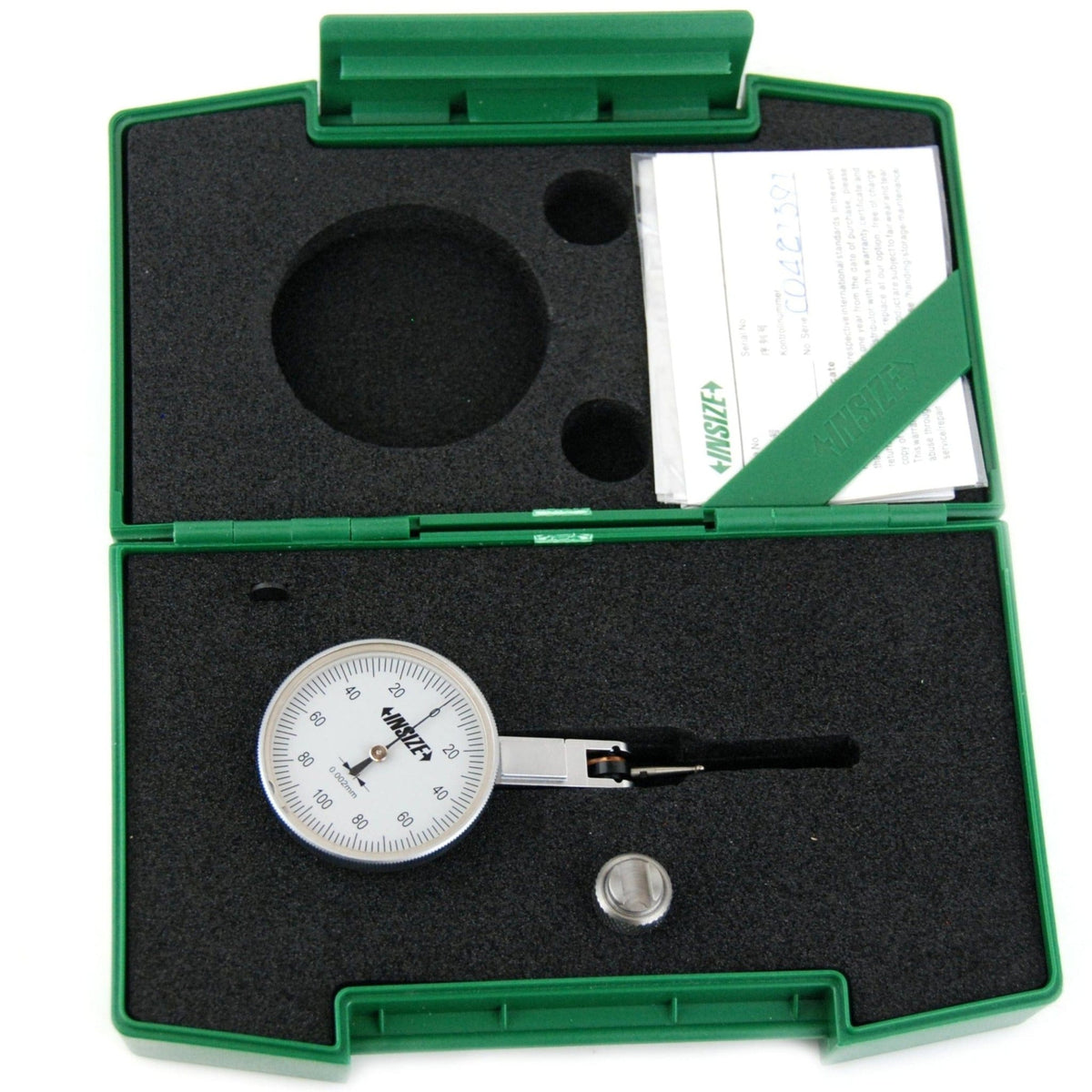 Insize Precision Dial Indicator 0.2mm Range Series 2880-02 - Twin Eagle Imports