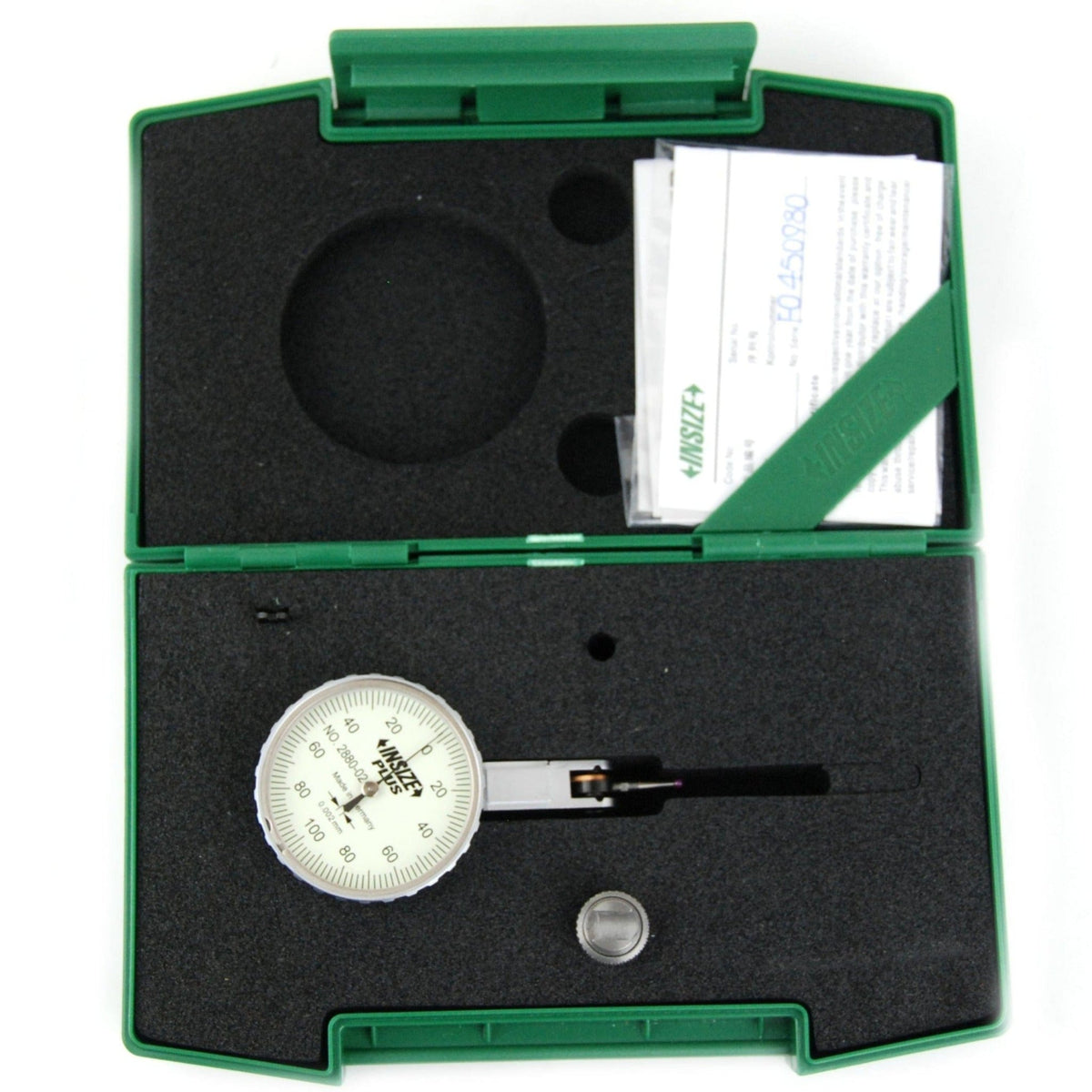 Insize Precision Dial Indicator 0.2mm Range Series 2880-02R - Twin Eagle Imports