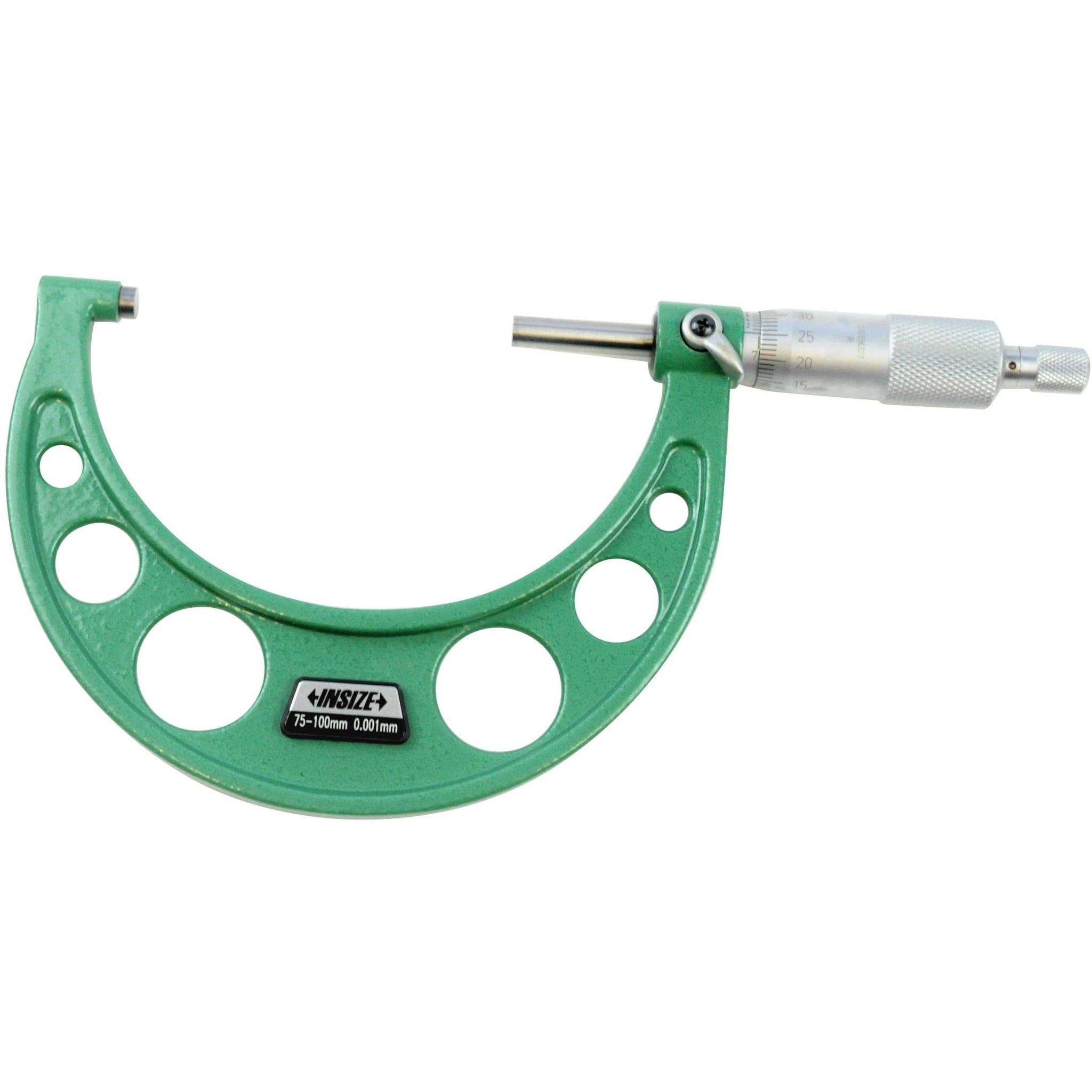 Insize Ratchet Stop Type Outside Micrometer 75-100mm Range Series 3210-100A - Twin Eagle Imports