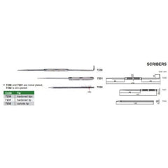 Insize Scriber 6.3" Length Series 7231 - Twin Eagle Imports