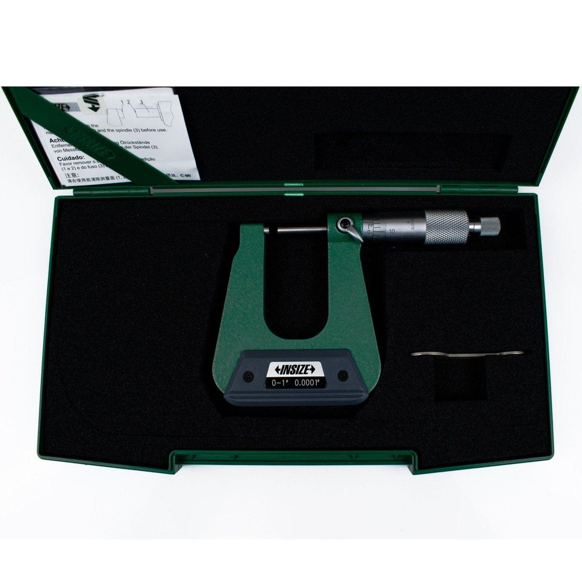 Insize Sheet Metal Micrometer 0-1" Range Series 3239-11S - Twin Eagle Imports