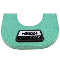 Insize Sheet Metal Micrometer 0-1" Range Series 3263-1 - Twin Eagle Imports