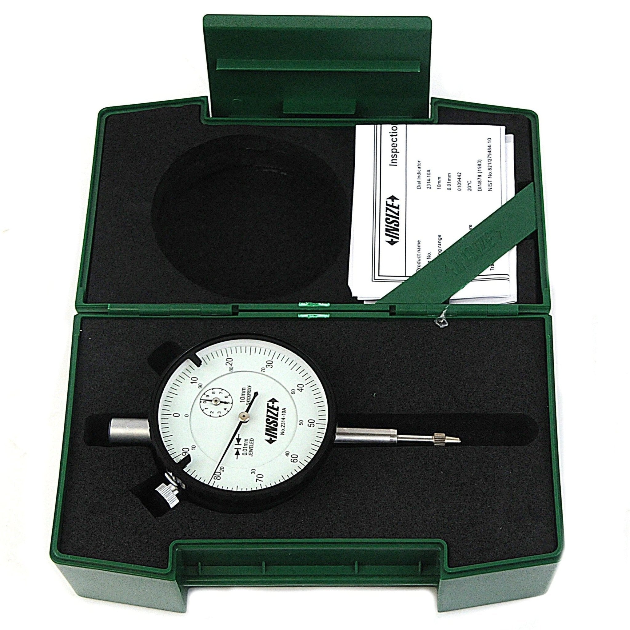 Insize Shockproof Dial Indicator 10mm Range Series 2314-10A - Twin Eagle Imports