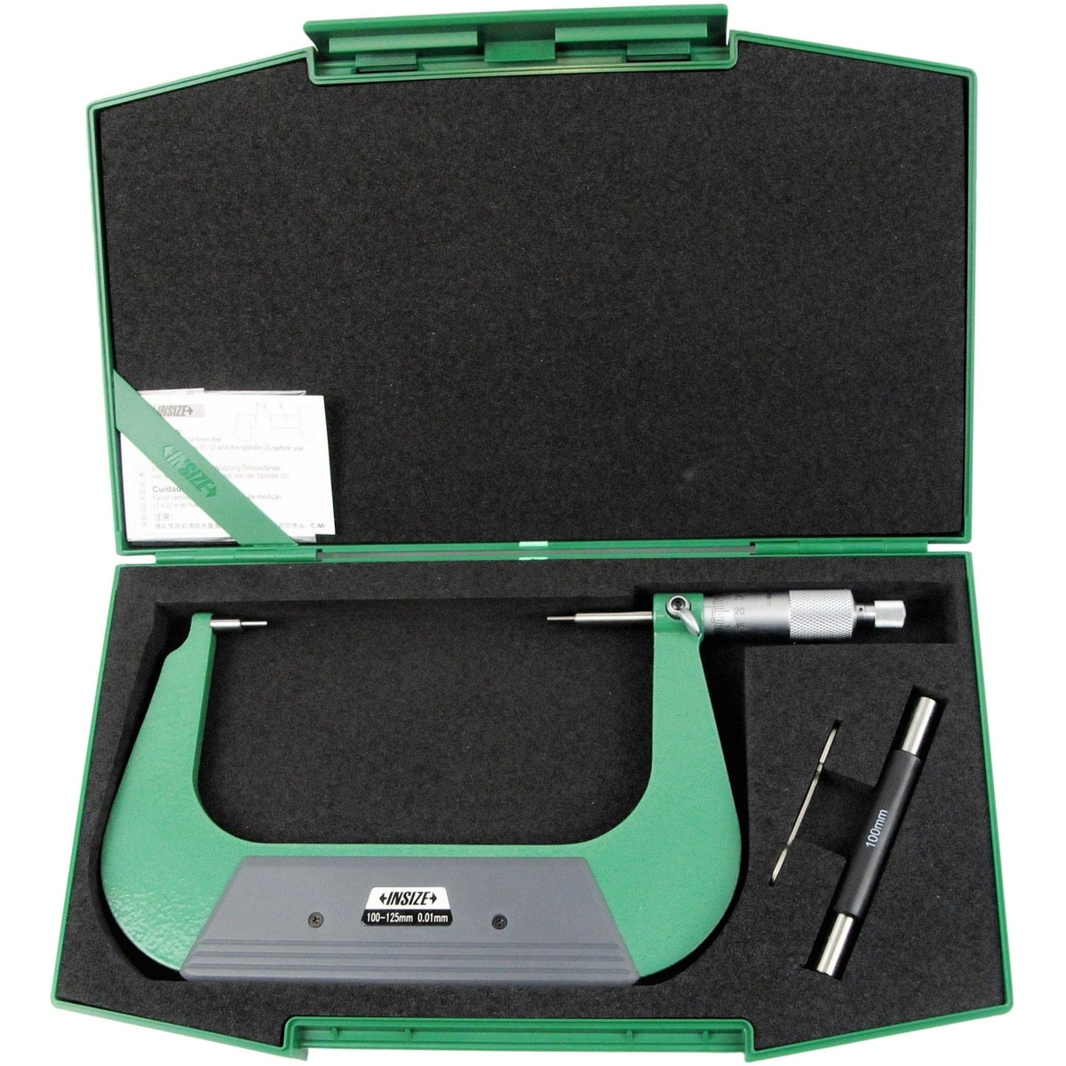 Insize Spline Micrometer 100-125mm Range Series 3233-125BA - Twin Eagle Imports