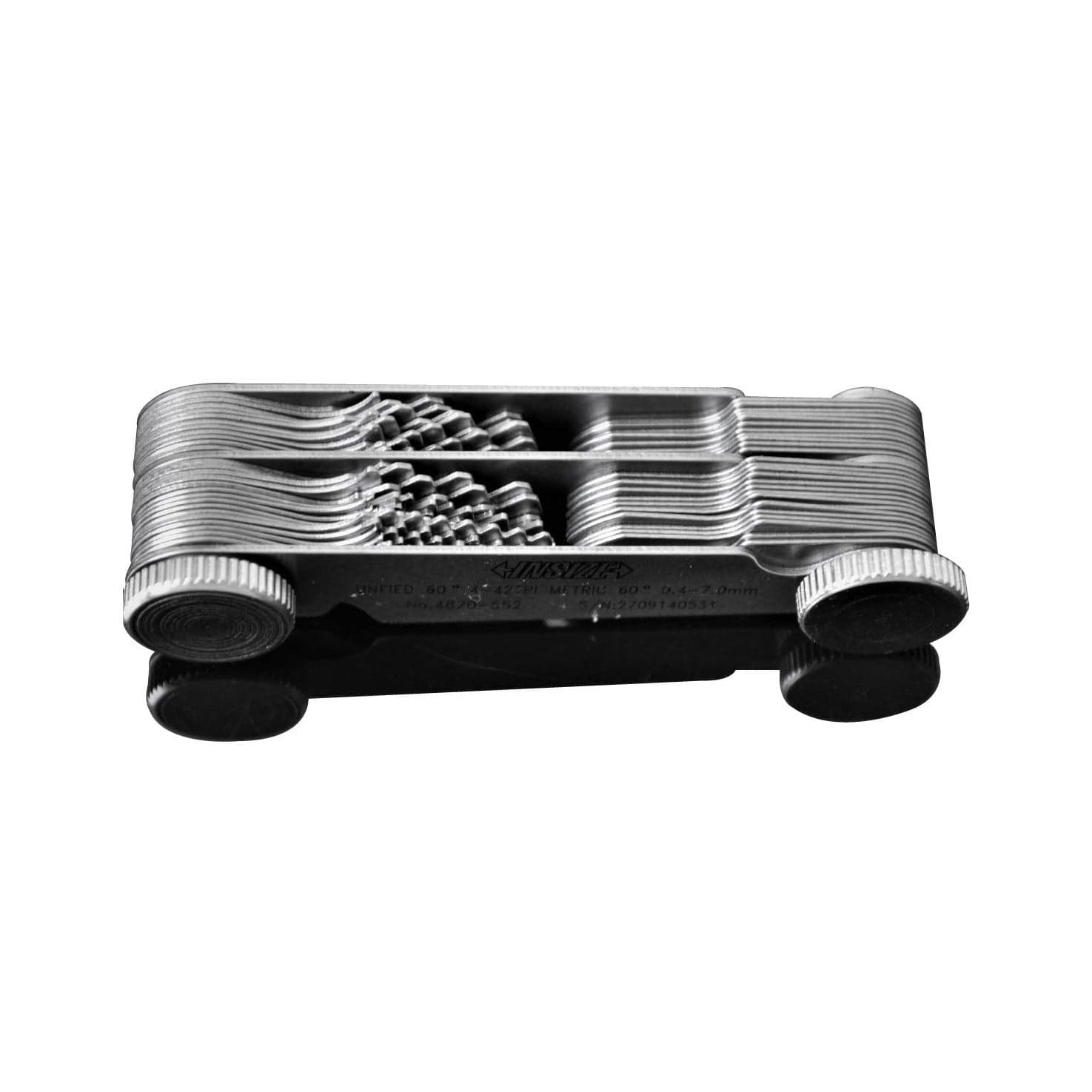 INSIZE Thread Pitch Gauge Insize Metric 60° & Unified 60° Screw Pitch Gauge 0.4-7mm/4-42TPI Series 4820-552