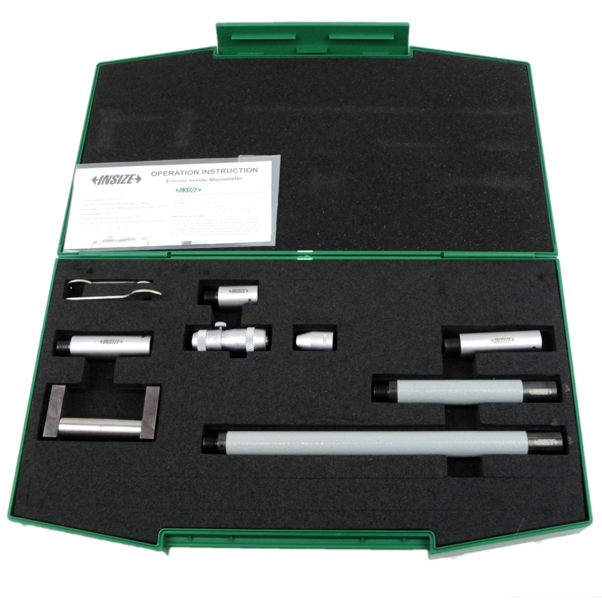 Insize Tubular Inside Micrometer 2-20" Range Series 3222-20 - Twin Eagle Imports