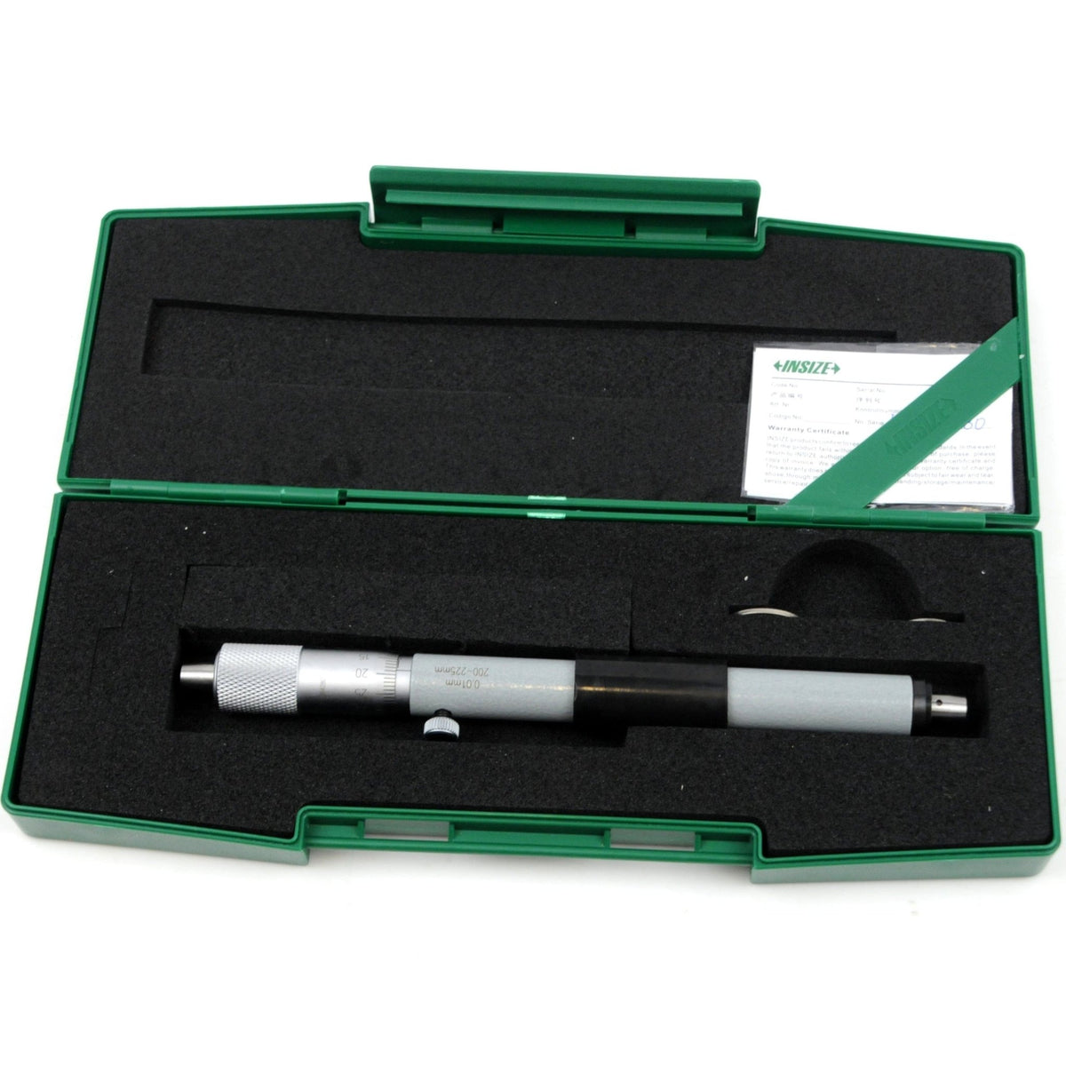 Insize Tubular Inside Micrometer 200-225mm Range Series 3229-225 - Twin Eagle Imports