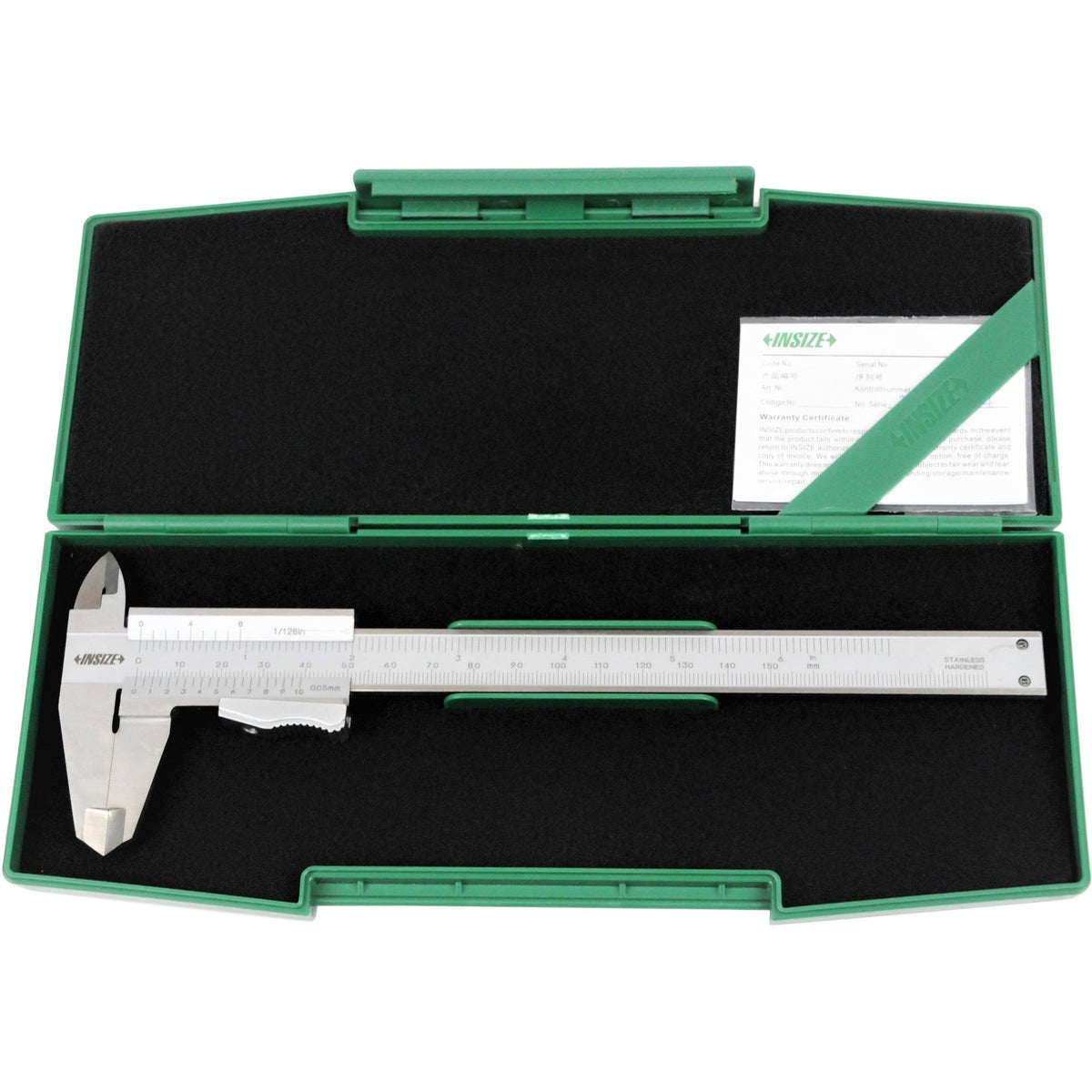 Insize Vernier Caliper 0-150mm/0-6" Range Series 1223-150 - Twin Eagle Imports