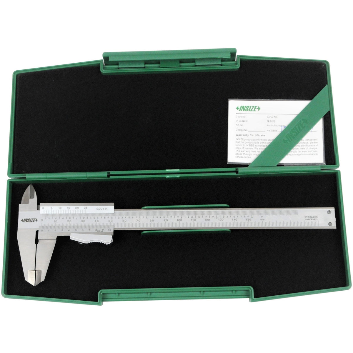 Insize Vernier Caliper 0-150mm/0-6" Range Series 1223-1502 - Twin Eagle Imports