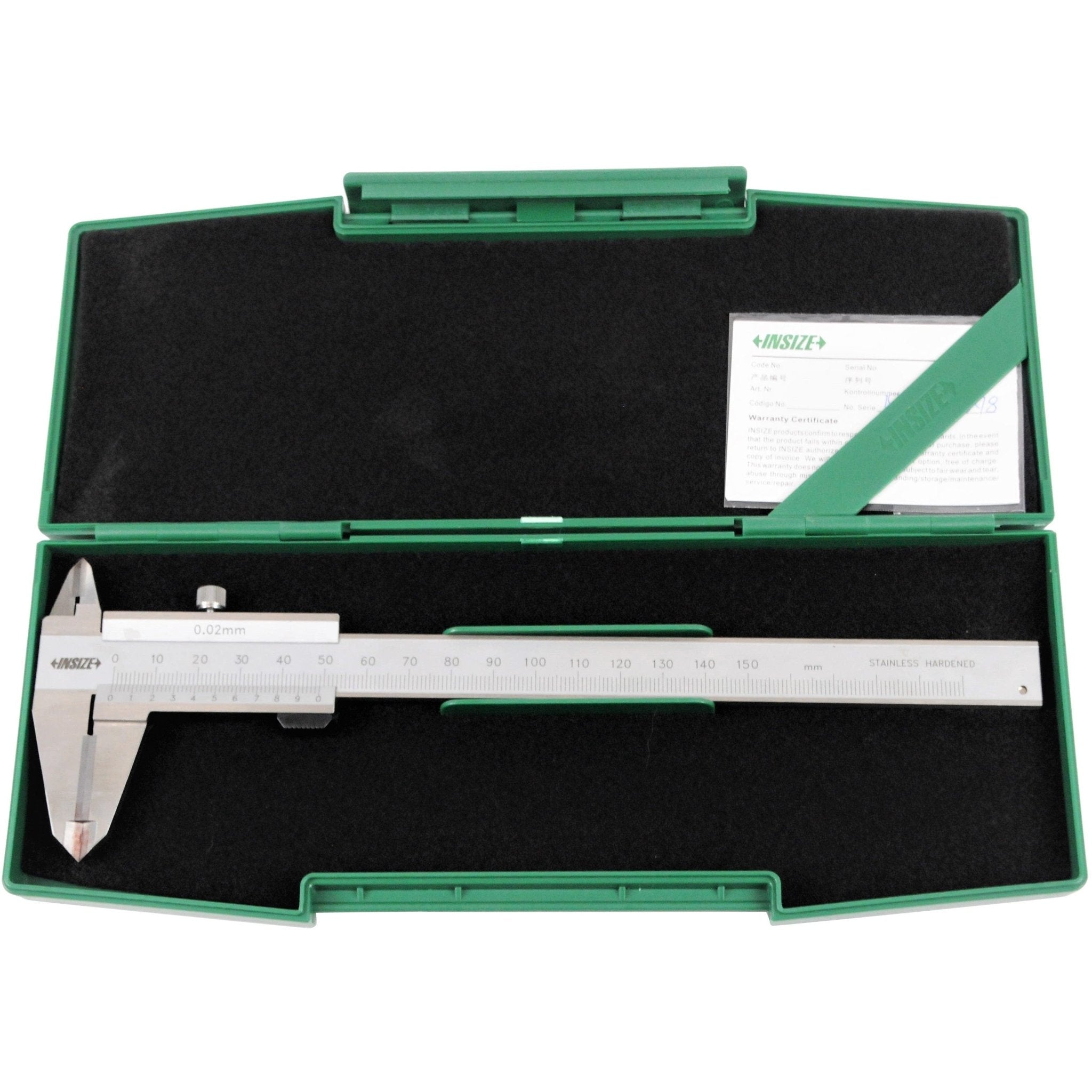Insize Vernier Caliper 0-150mm/0-6" Range Series 1238-1501 - Twin Eagle Imports