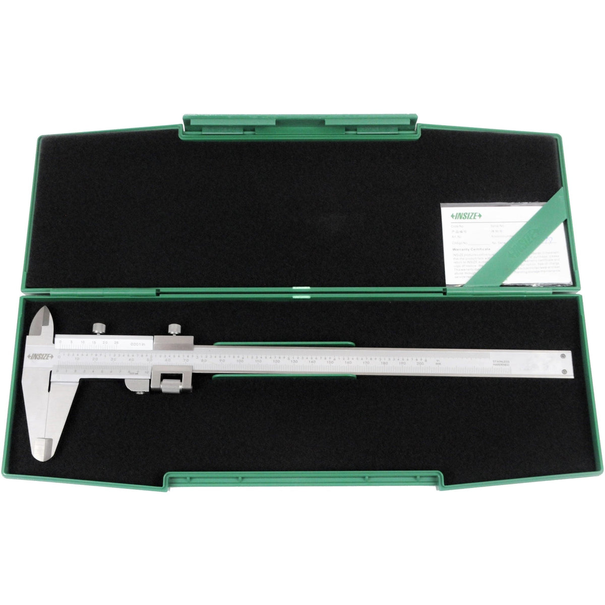 Insize Vernier Caliper 0-180mm/0-7" Range Series 1233-180 - Twin Eagle Imports