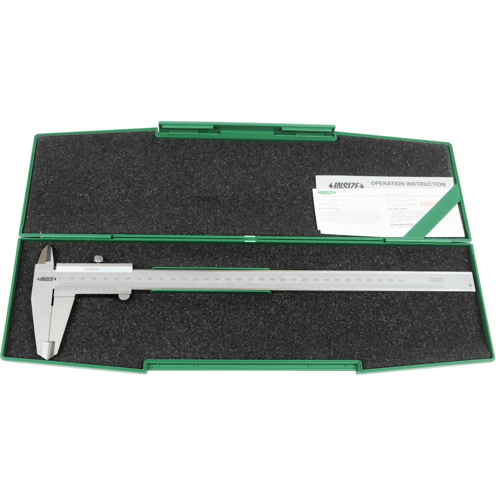 Insize Vernier Caliper 0-300mm Range Series 1205-3001S - Twin Eagle Imports