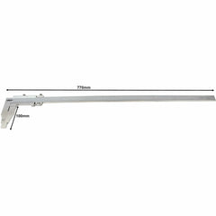 Insize Vernier Caliper 0-600mm/0-24" Range Series 1208-614 - Twin Eagle Imports