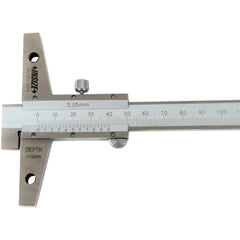 Insize Vernier Hook Depth Gauge 0-150mm Range Series 1248-150 - Twin Eagle Imports