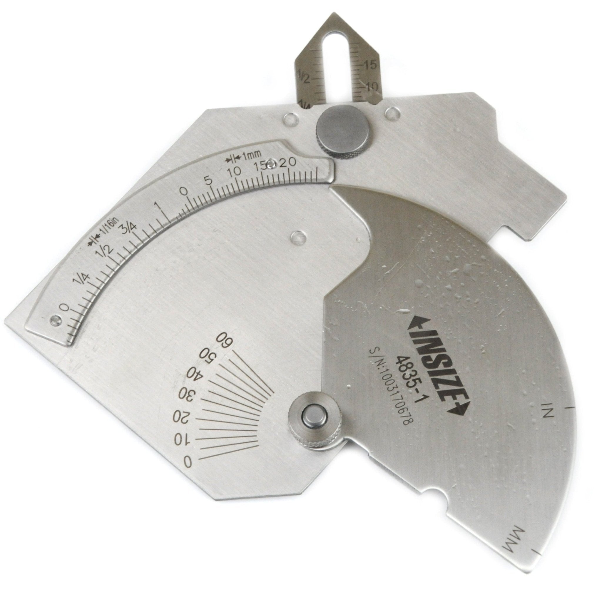 Insize Welding Gauge 0-25mm/1" Range Series 4835-1 - Twin Eagle Imports