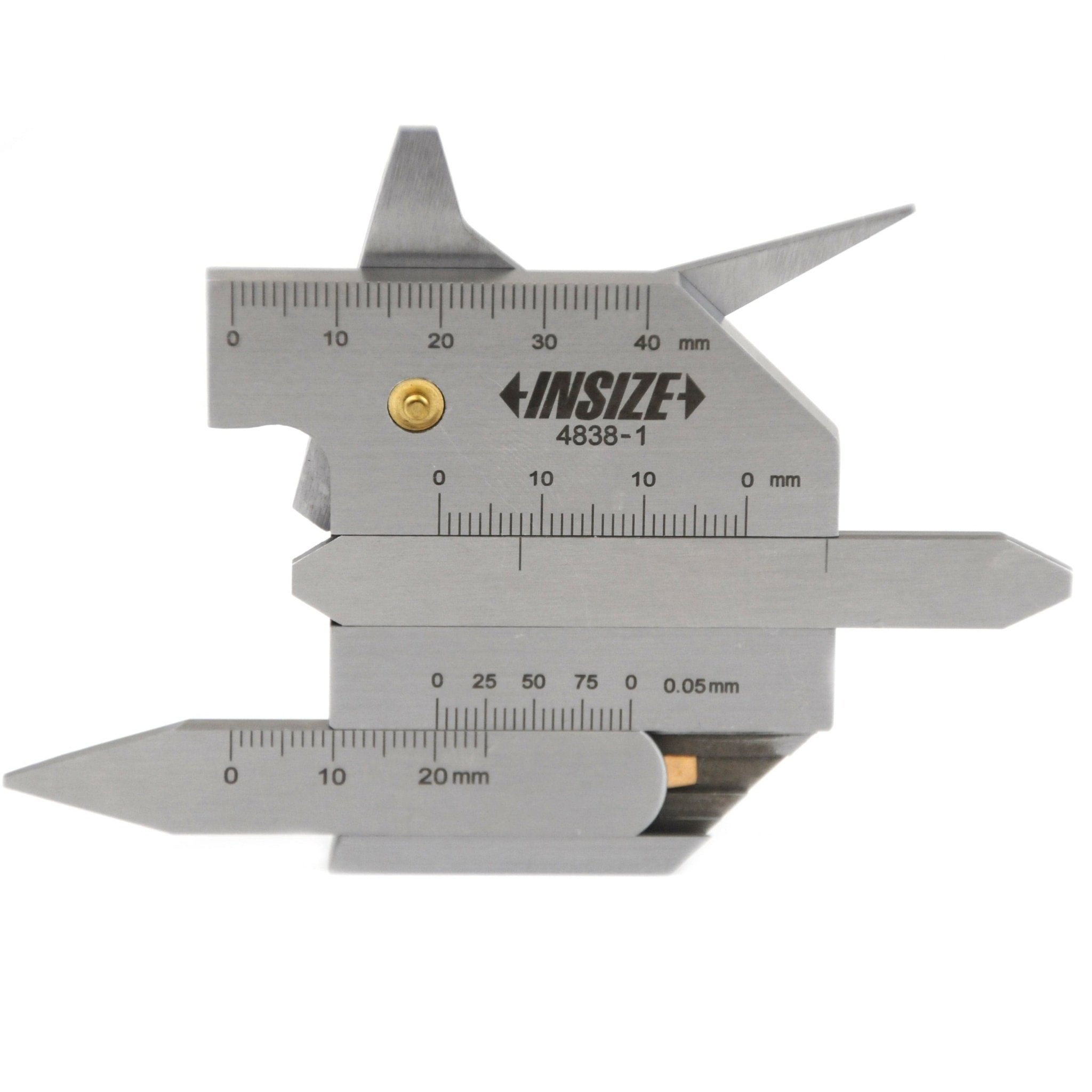 Insize Welding Gauge 62x77mm Range Series 4838-1 - Twin Eagle Imports