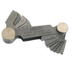 Insize Whitworth 55° Screw Pitch Gauge 4-62TPI Range Series 4820-328 - Twin Eagle Imports