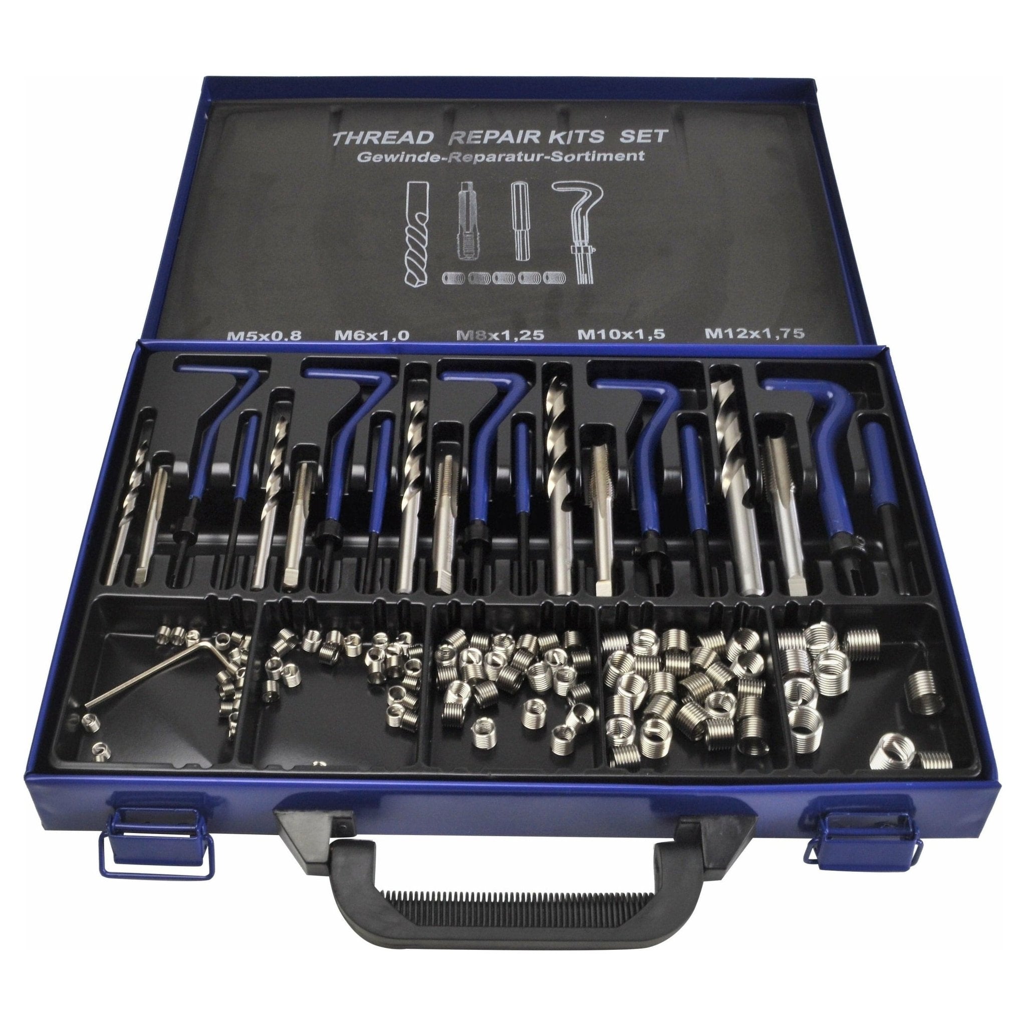 Master Metric Helicoil Thread Repair Kit M5 up to M12 - Twin Eagle Imports