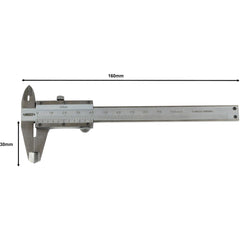 Insize Mini Vernier Caliper 0-100mm Range Series 1201-1003