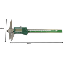 Insize Digital Offset Caliper 0-150mm/0-6" Range Series 1186-150A