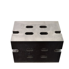 Angle Plate 4"x4"x6" - Slotted and Webbed Cast iron stress relieved