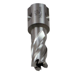 Twin Eagle Imports Annular Cutter 14 x 25mm D.O.C HSS Weldon Shank Annular Cutter