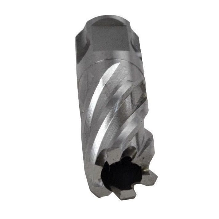 Twin Eagle Imports Annular Cutter 19 x 25mm D.O.C HSS Weldon Shank Annular Cutter