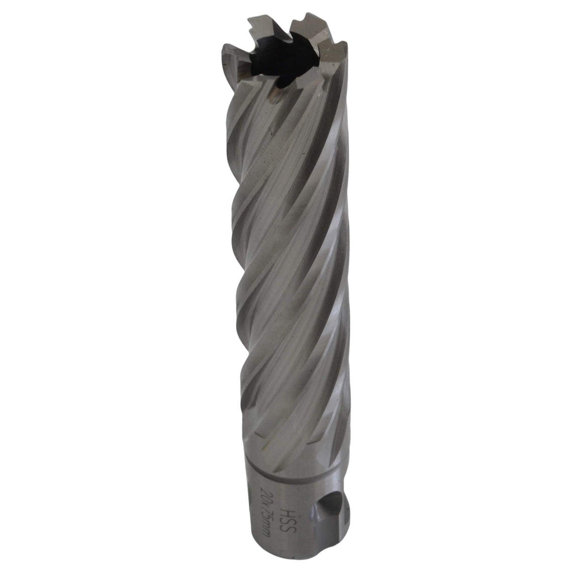 Twin Eagle Imports Annular Cutter 20 x 75mm D.O.C HSS Weldon Shank Annular Cutter