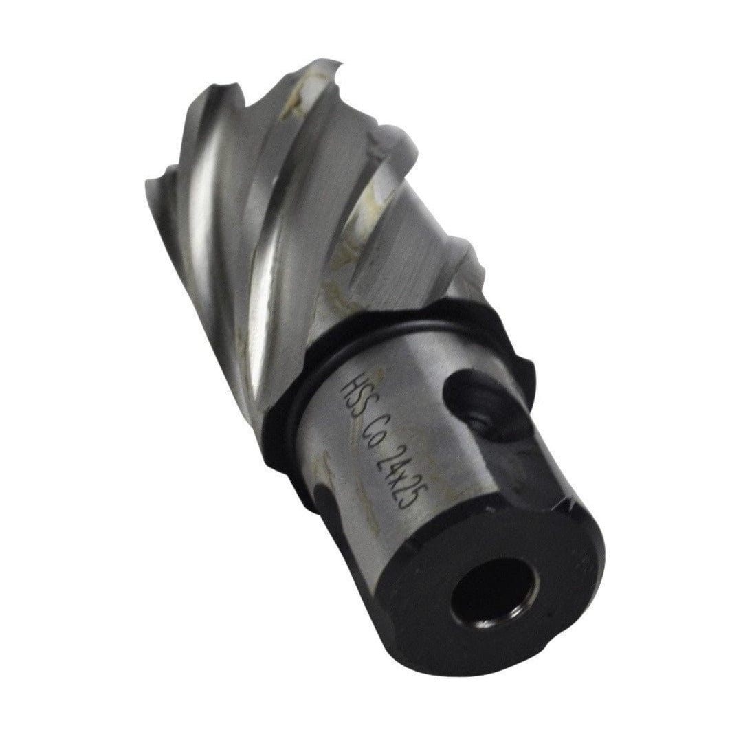 Twin Eagle Imports Annular Cutter 24 x 25mm D.O.C HSS Weldon Shank Annular Cutter