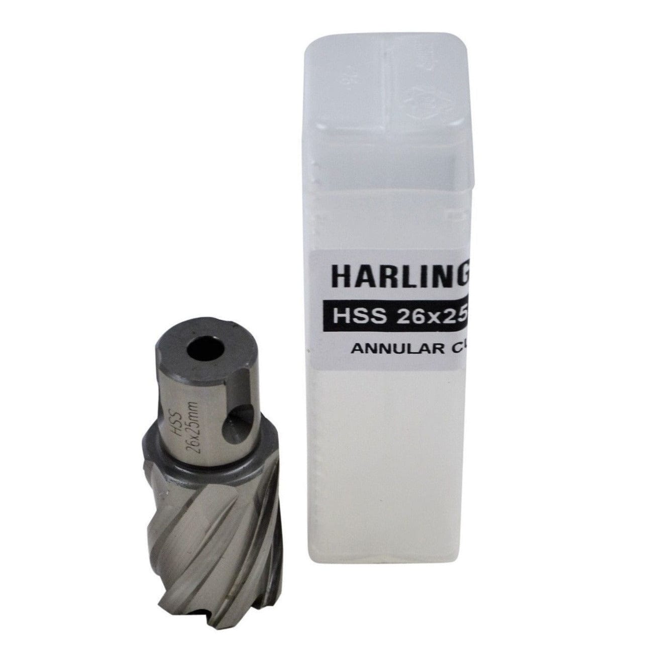 Twin Eagle Imports Annular Cutter 26 x 25mm D.O.C HSS Weldon Shank Annular Cutter