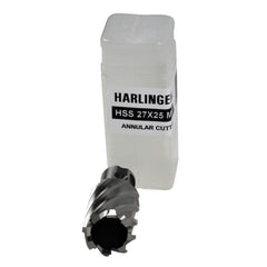 Twin Eagle Imports Annular Cutter 27 x 25mm D.O.C HSS Weldon Shank Annular Cutter