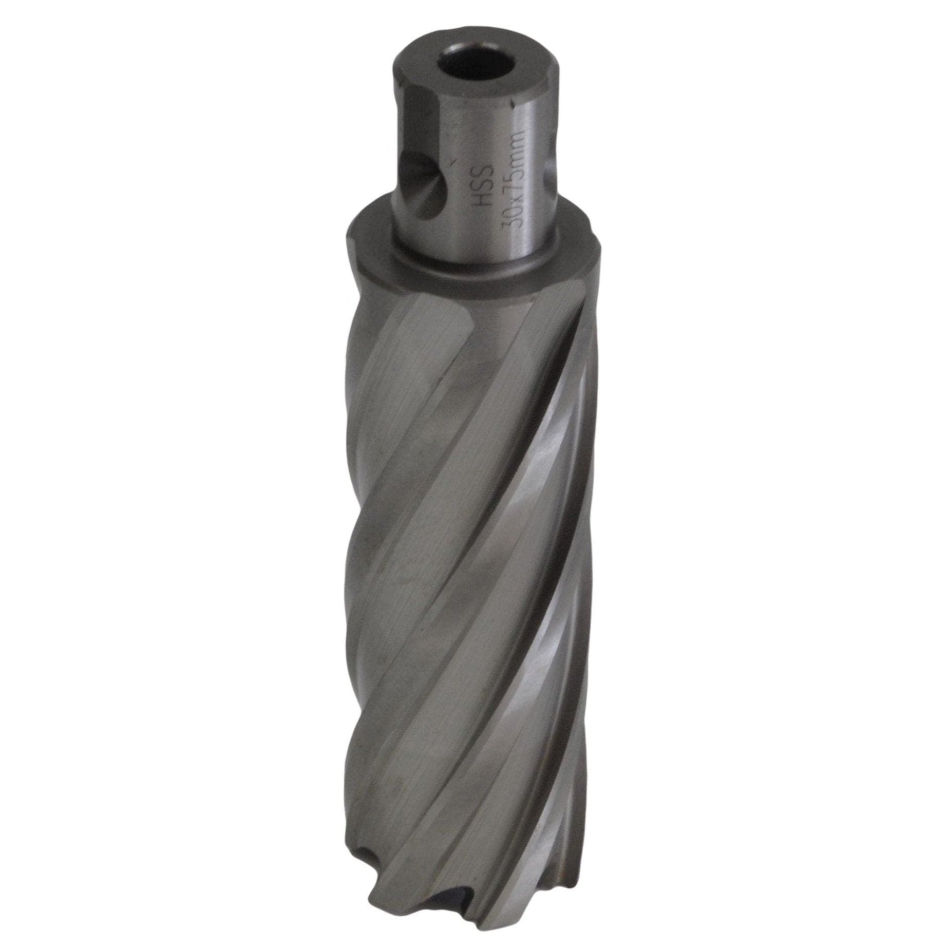 Twin Eagle Imports Annular Cutter 30 x 75mm D.O.C HSS Weldon Shank Annular Cutter