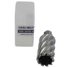 Twin Eagle Imports Annular Cutter 35 x 50mm D.O.C HSS Weldon Shank Annular Cutter