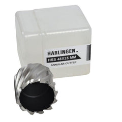 Twin Eagle Imports Annular Cutter 48 x 25mm D.O.C HSS Weldon Shank Annular Cutter