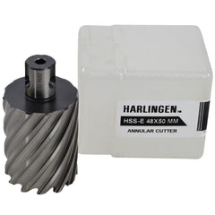 Twin Eagle Imports Annular Cutter 48 x 50mm D.O.C HSS Weldon Shank Annular Cutter