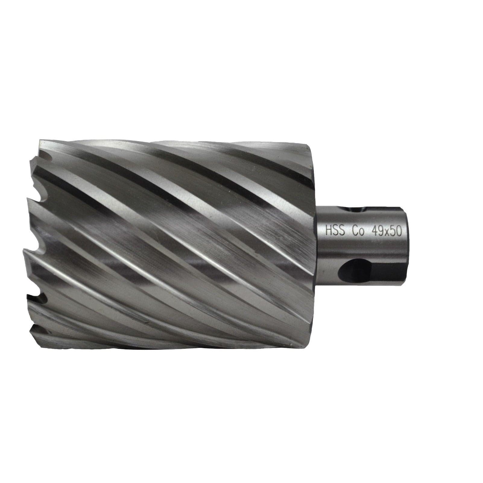 Twin Eagle Imports Annular Cutter 49 x 50mm D.O.C HSS Weldon Shank Annular Cutter