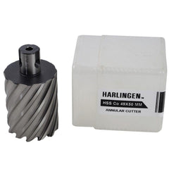 Twin Eagle Imports Annular Cutter 49 x 50mm D.O.C HSS Weldon Shank Annular Cutter