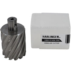 Twin Eagle Imports Annular Cutter 51 x 50mm D.O.C HSS Weldon Shank Annular Cutter