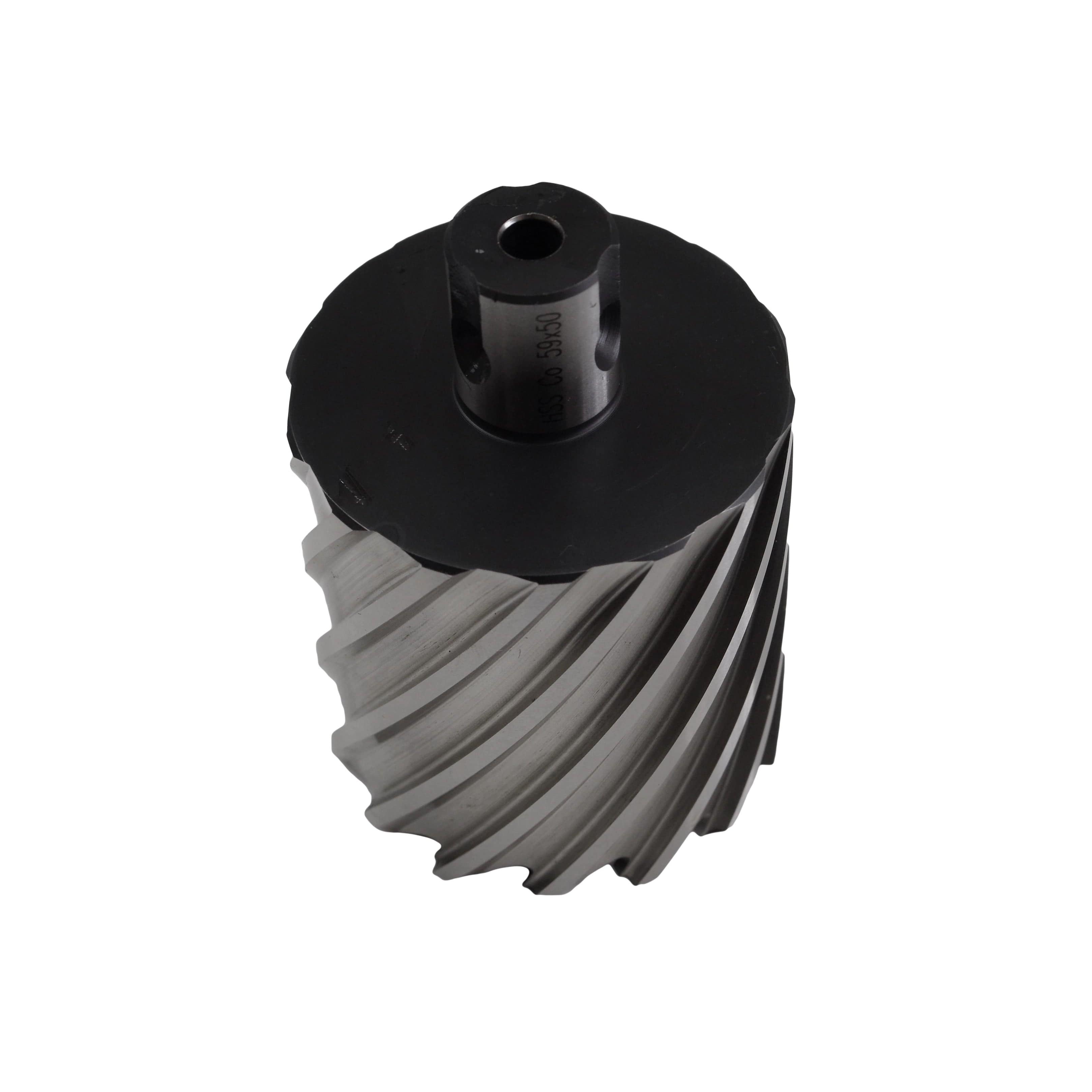 Twin Eagle Imports Annular Cutter 59 x 50mm D.O.C HSS Weldon Shank Annular Cutter