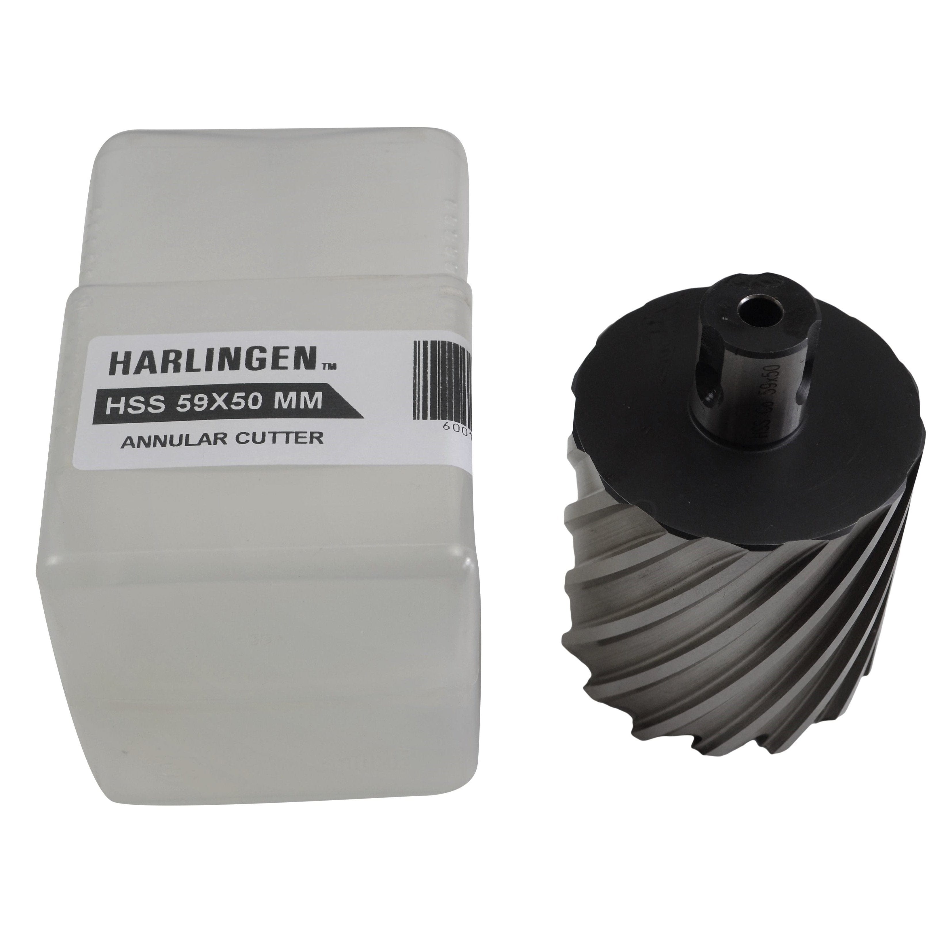 Twin Eagle Imports Annular Cutter 59 x 50mm D.O.C HSS Weldon Shank Annular Cutter